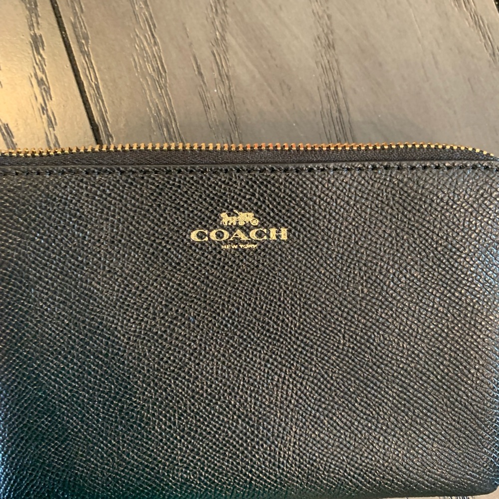 Coach wristlet wallet. Used once. Like new. - Picture 2 of 4
